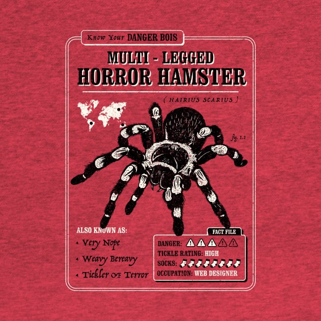 Multi-Legged Horror Hamster by dumbshirts